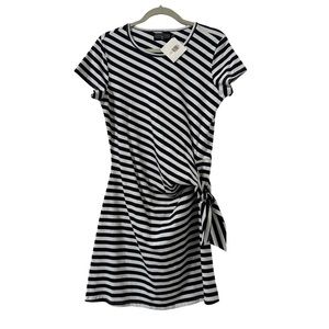 Duffield Lane Women’s Lexi Dress in Navy Stripe Size‎ S